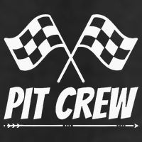 Funny Race Track Pit Crew Racing Mechanic Car Parties 7 Panel Mesh Trucker Snapback Hat