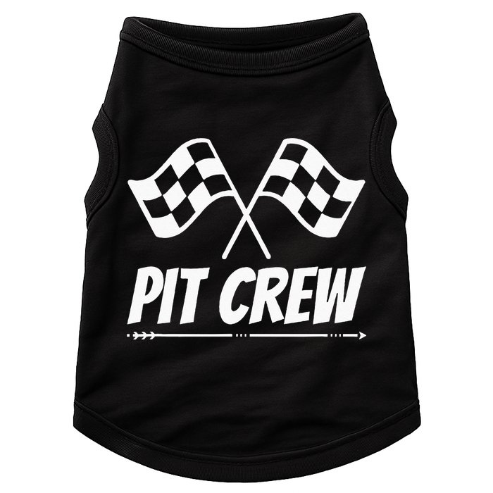 Funny Race Track Pit Crew Racing Mechanic Car Parties Doggie Tank