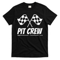 Funny Race Track Pit Crew Racing Mechanic Car Parties T-Shirt