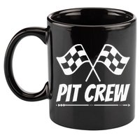 Funny Race Track Pit Crew Racing Mechanic Car Parties 11oz C Handle Ceramic Mug