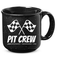 Funny Race Track Pit Crew Racing Mechanic Car Parties 15oz Campfire Ceramic Mug