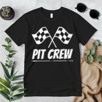 Funny Race Track Pit Crew Racing Mechanic Car Parties Premium T-Shirt