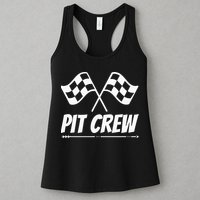 Funny Race Track Pit Crew Racing Mechanic Car Parties Womens Tank Top