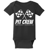 Funny Race Track Pit Crew Racing Mechanic Car Parties Baby Bodysuit