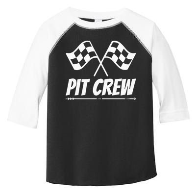 Funny Race Track Pit Crew Racing Mechanic Car Parties Toddler Fine Jersey T-Shirt