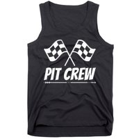Funny Race Track Pit Crew Racing Mechanic Car Parties Tank Top