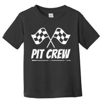 Funny Race Track Pit Crew Racing Mechanic Car Parties Toddler T-Shirt