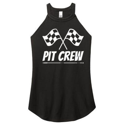 Funny Race Track Pit Crew Racing Mechanic Car Parties Women’s Perfect Tri Rocker Tank