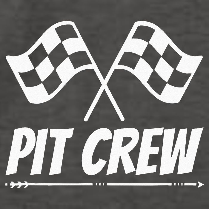 Funny Race Track Pit Crew Racing Mechanic Car Parties Vector Backpack