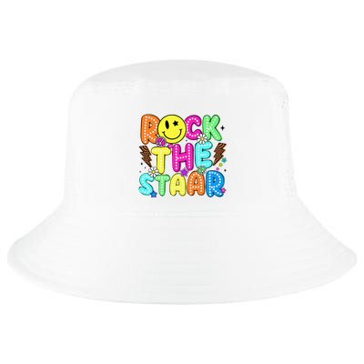 Funny Rock The Test Testing Day Teacher Student Motivational Cool Comfort Performance Bucket Hat