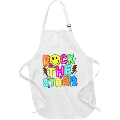 Funny Rock The Test Testing Day Teacher Student Motivational Apron