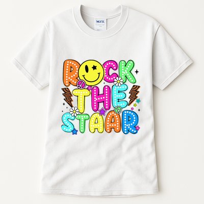 Funny Rock The Test Testing Day Teacher Student Motivational Tall T-Shirt