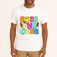 Funny Rock The Test Testing Day Teacher Student Motivational Tall T-Shirt