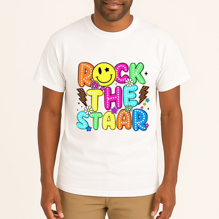 Funny Rock The Test Testing Day Teacher Student Motivational Tall T-Shirt