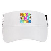 Funny Rock The Test Testing Day Teacher Student Motivational Adult Drive Performance Visor