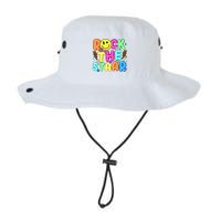 Funny Rock The Test Testing Day Teacher Student Motivational Bucket Hat