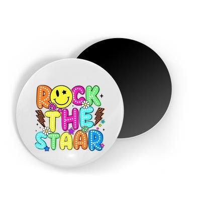 Funny Rock The Test Testing Day Teacher Student Motivational Magnet