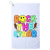 Funny Rock The Test Testing Day Teacher Student Motivational Golf Towel