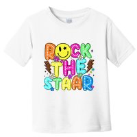 Funny Rock The Test Testing Day Teacher Student Motivational Toddler T-Shirt