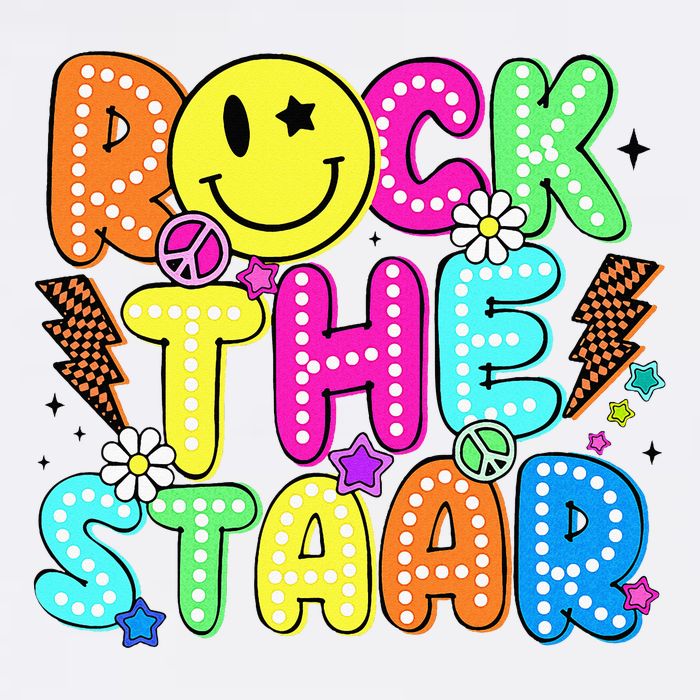 Funny Rock The Test Testing Day Teacher Student Motivational Toddler T-Shirt