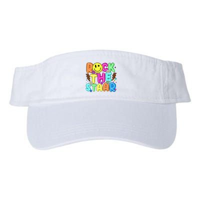 Funny Rock The Test Testing Day Teacher Student Motivational Visor