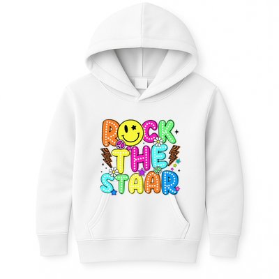 Funny Rock The Test Testing Day Teacher Student Motivational Kids Hoodie