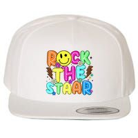 Funny Rock The Test Testing Day Teacher Student Motivational Wool Snapback Cap