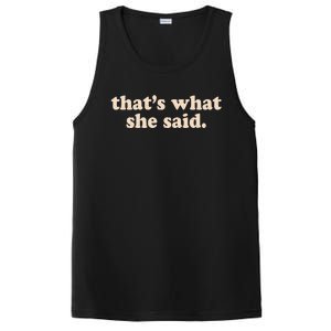 Funny Retro That's What She Said PosiCharge Competitor Tank