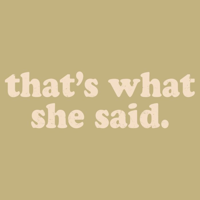 Funny Retro That's What She Said Tall Long Sleeve T-Shirt