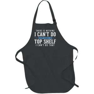 Funny Reach Top Shelf Short Friends Reach The Top Shelf Full-Length Apron With Pockets