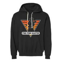 Funny Retro Tabletennis Ping Pong Quote Ping Pong Master Premium Garment-Dyed Fleece Hoodie
