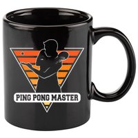 Funny Retro Tabletennis Ping Pong Quote Ping Pong Master Premium 11oz C Handle Ceramic Mug