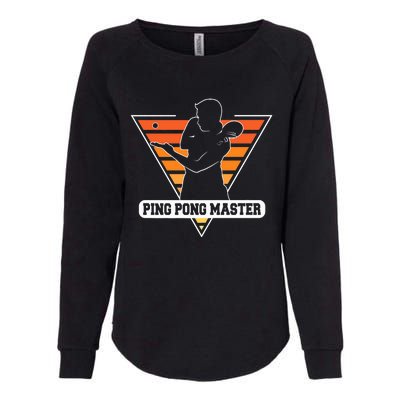 Funny Retro Tabletennis Ping Pong Quote Ping Pong Master Premium Womens California Wash Sweatshirt