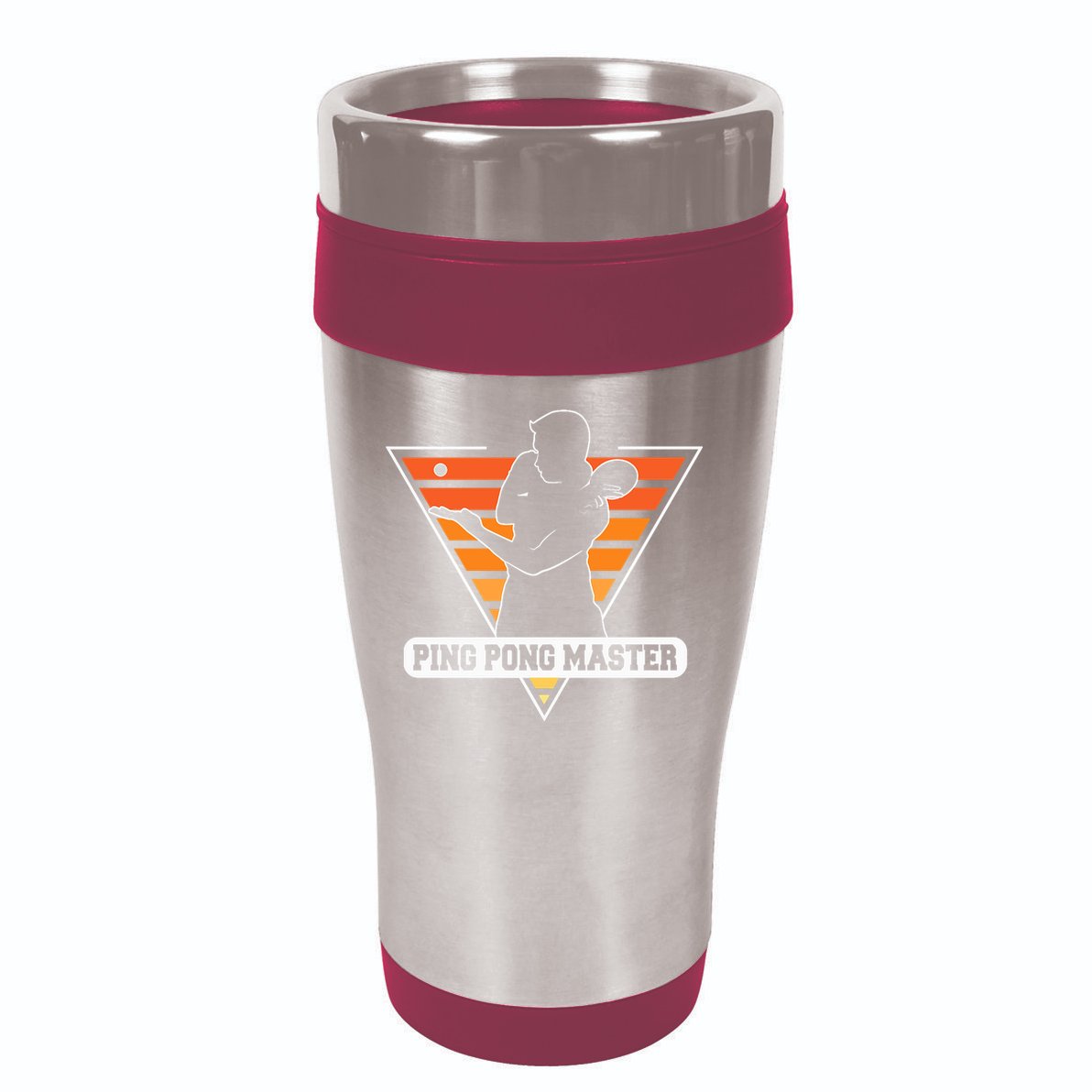 Funny Retro Tabletennis Ping Pong Quote Ping Pong Master Premium 16oz Travel Tumbler