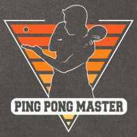 Funny Retro Tabletennis Ping Pong Quote Ping Pong Master Premium Cotton Canvas Backpack
