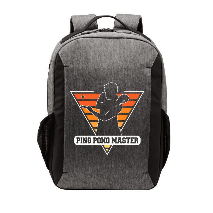 Funny Retro Tabletennis Ping Pong Quote Ping Pong Master Premium Vector Backpack