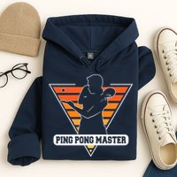 Funny Retro Tabletennis Ping Pong Quote Ping Pong Master Premium Hoodie