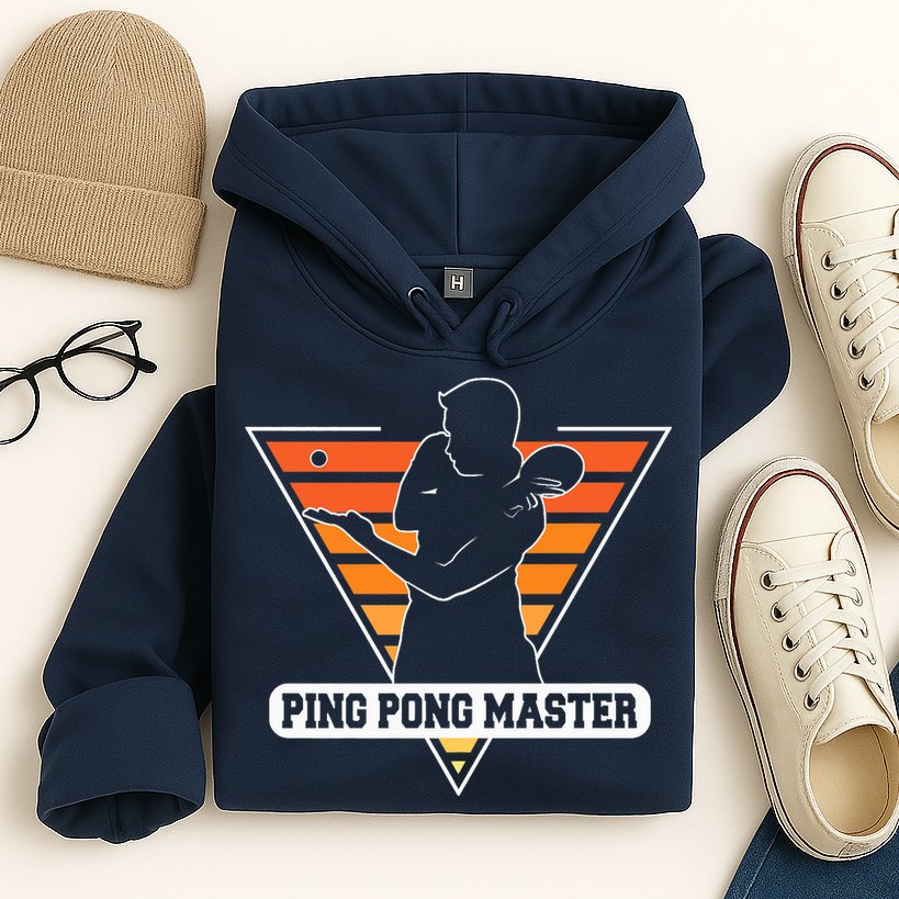 Funny Retro Tabletennis Ping Pong Quote Ping Pong Master Premium Hoodie