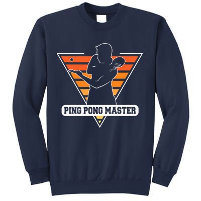 Funny Retro Tabletennis Ping Pong Quote Ping Pong Master Premium Sweatshirt