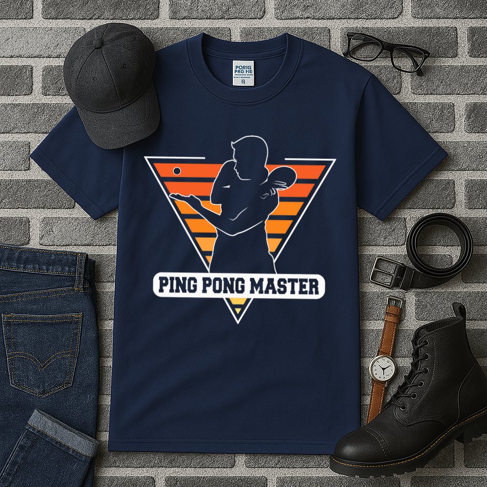 Funny Retro Tabletennis Ping Pong Quote Ping Pong Master Premium Tall T-Shirt