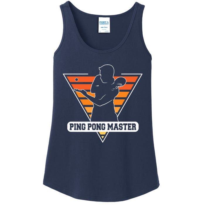 Funny Retro Tabletennis Ping Pong Quote Ping Pong Master Premium Ladies Essential Tank