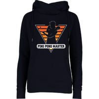 Funny Retro Tabletennis Ping Pong Quote Ping Pong Master Premium Womens Funnel Neck Pullover Hood