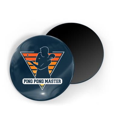 Funny Retro Tabletennis Ping Pong Quote Ping Pong Master Premium Magnet