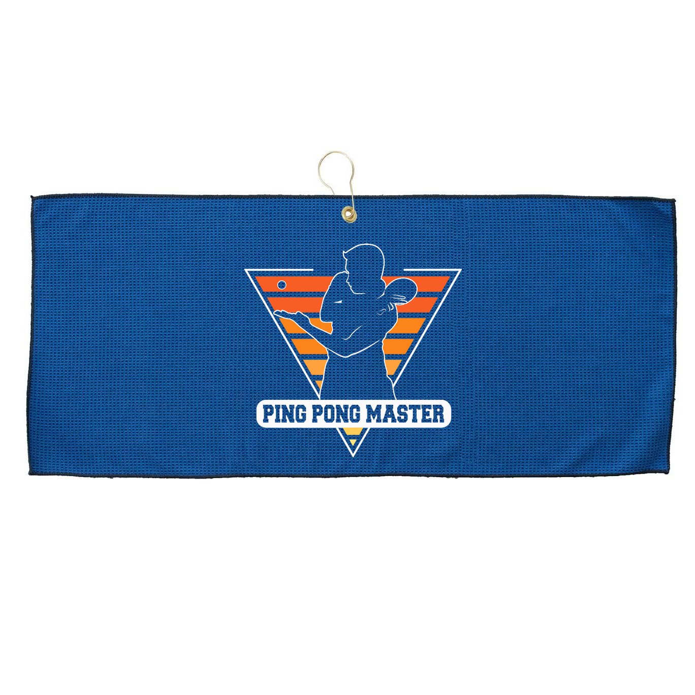 Funny Retro Tabletennis Ping Pong Quote Ping Pong Master Premium Large Microfiber Waffle Golf Towel