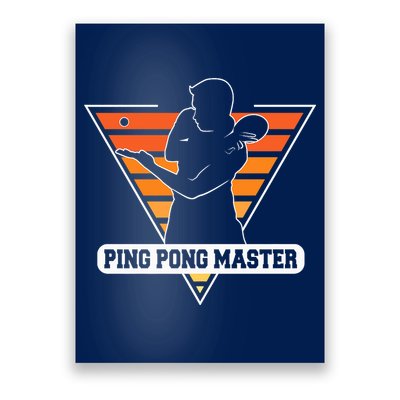 Funny Retro Tabletennis Ping Pong Quote Ping Pong Master Premium Poster