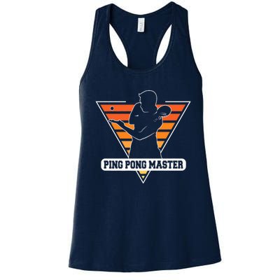 Funny Retro Tabletennis Ping Pong Quote Ping Pong Master Premium Women's Racerback Tank