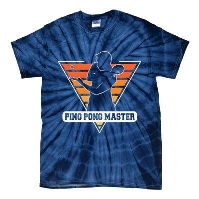 Funny Retro Tabletennis Ping Pong Quote Ping Pong Master Premium Tie-Dye T-Shirt