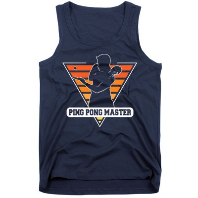 Funny Retro Tabletennis Ping Pong Quote Ping Pong Master Premium Tank Top
