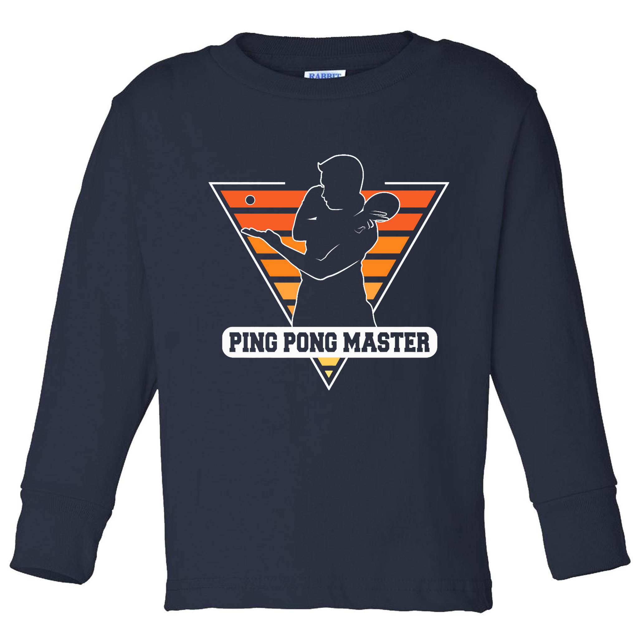 Funny Retro Tabletennis Ping Pong Quote Ping Pong Master Premium Toddler Long Sleeve Shirt