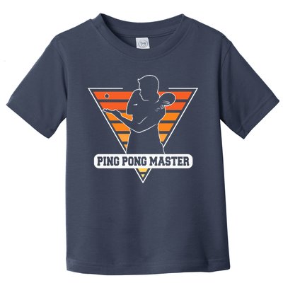 Funny Retro Tabletennis Ping Pong Quote Ping Pong Master Premium Toddler T-Shirt